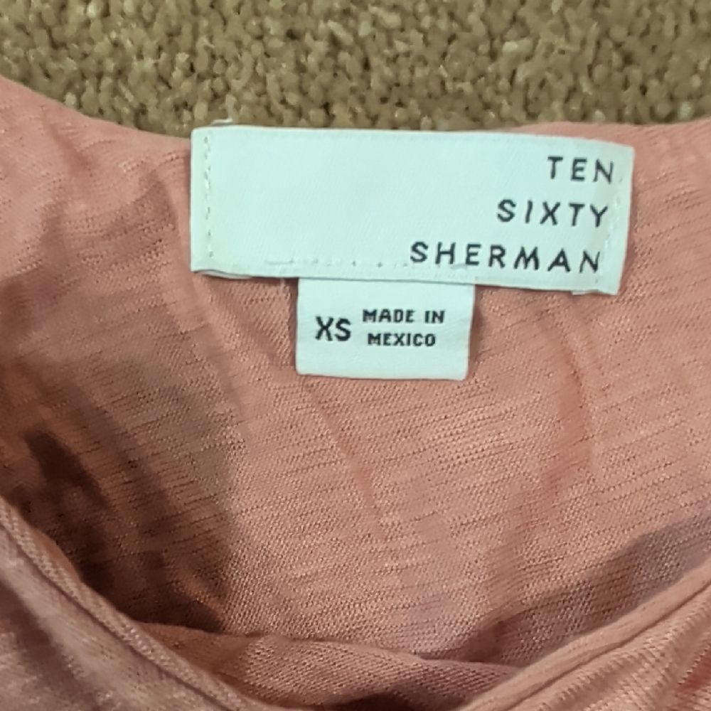 Ten Sixty Sherman Off-Shoulder Ruffle Blouse - Soft Pink - Picture 2 of 4